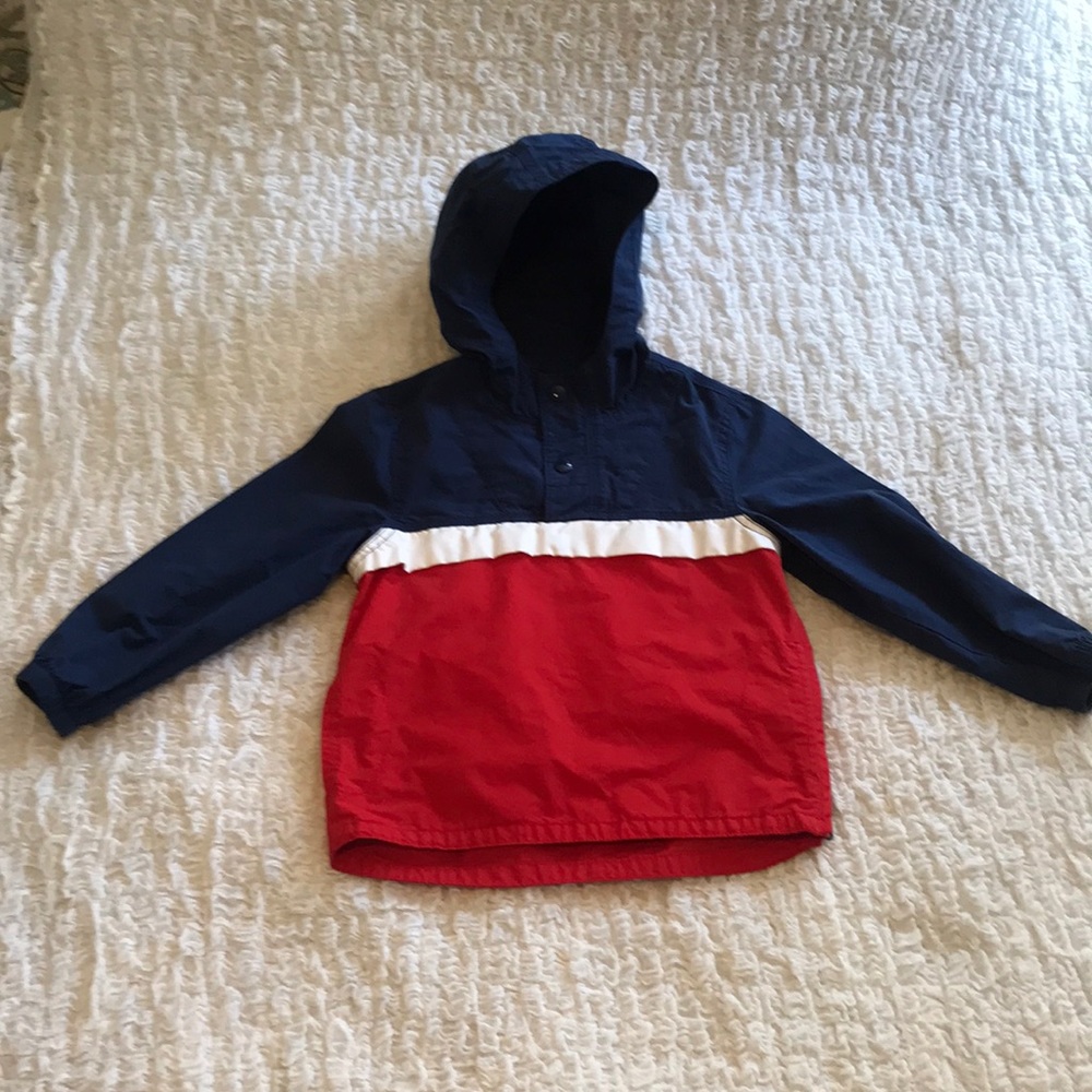 Baby Gap lightweight pullover hooded jacket size 5